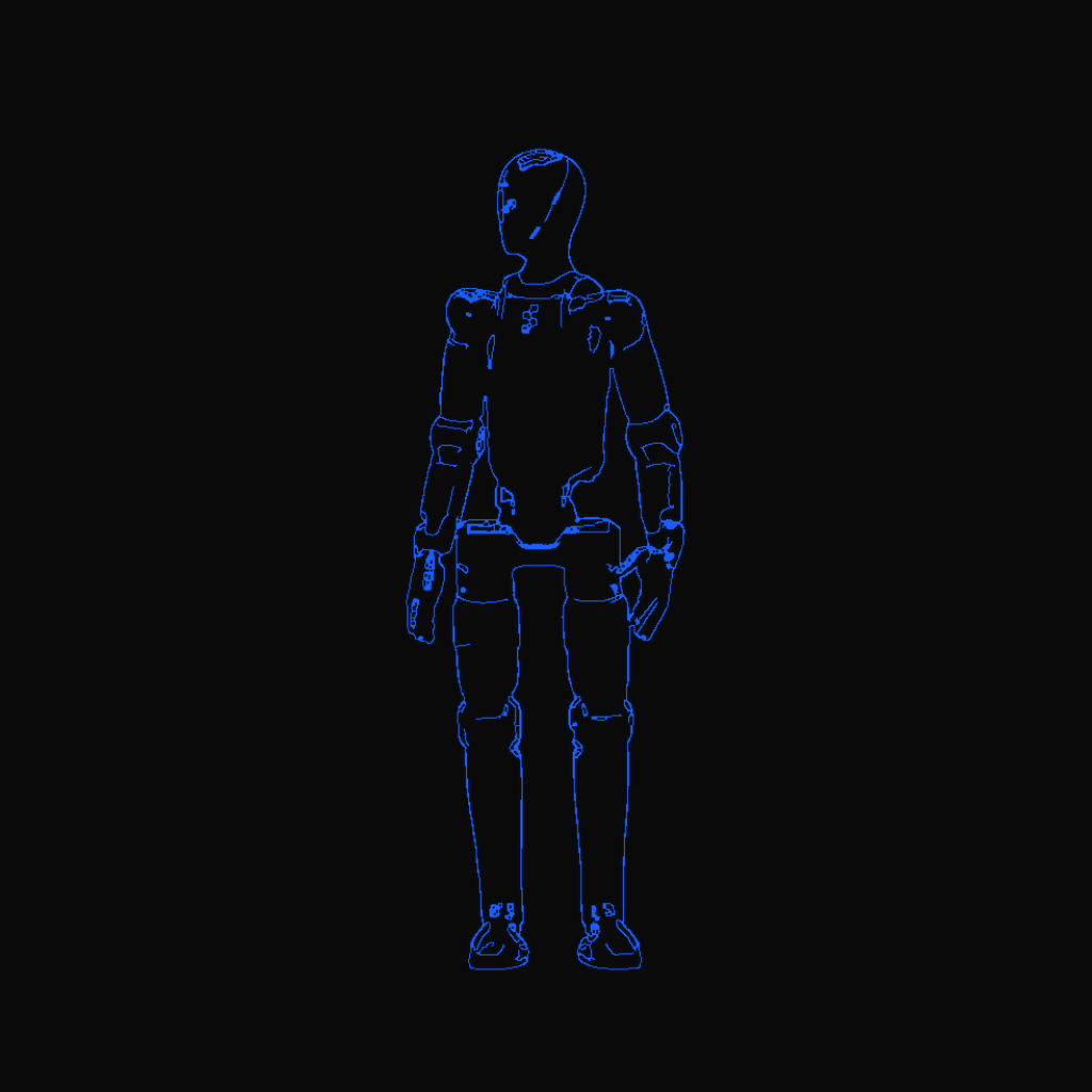 Stylized line drawing of the Figure 02
