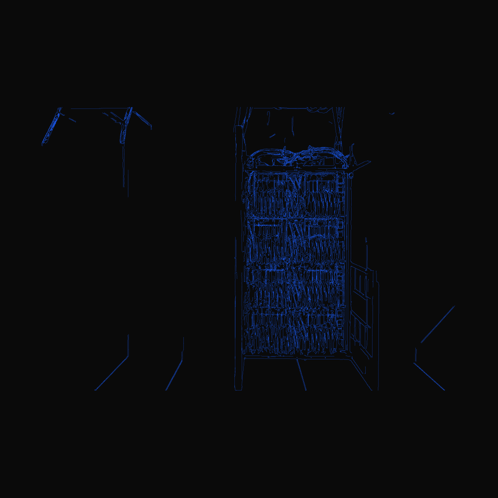 Stylized line drawing of the Frontier (OLCF-5)