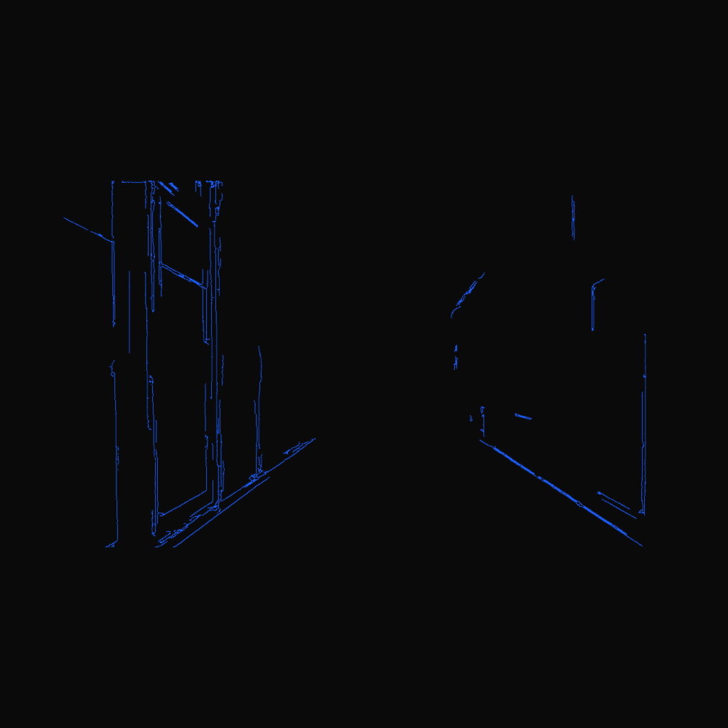 Stylized line drawing of the NVIDIA Eos DGX SuperPOD
